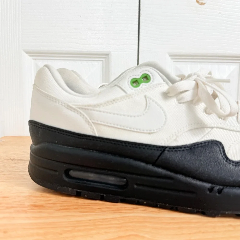 Nike Air Max 1 SE Chlorophyll Mens 8.5 Womens 10 White Black FZ5160-121